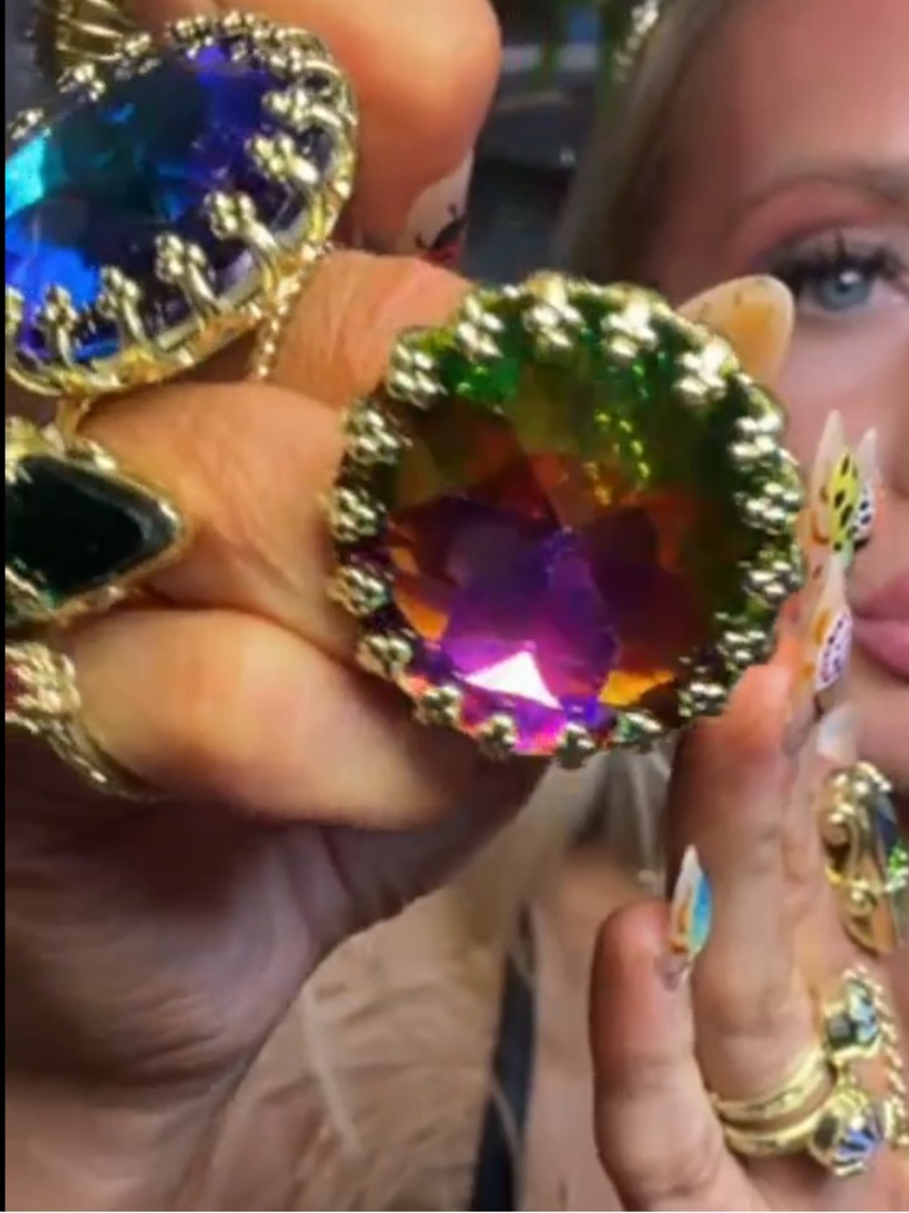 NEW Feed Me Gems Big Daddy Gemini Ring
